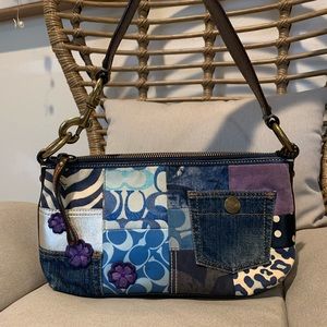 Coach Denim Shoulder Bag